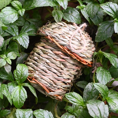 Creative Straw Birds Nest Handicraft - Image 2