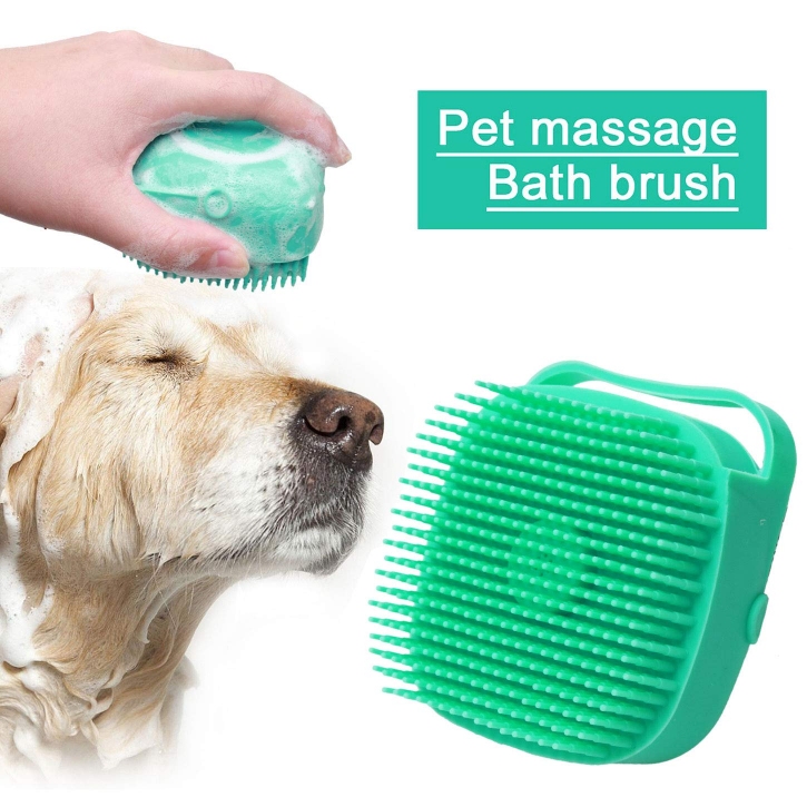 Pet Shampoo Massager Soft Silicone Brushes - Image 2