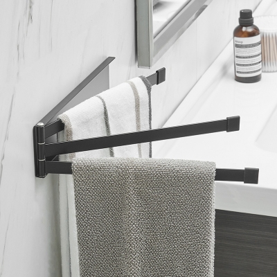 Bathroom Non-perforated Towel Rack - Image 5