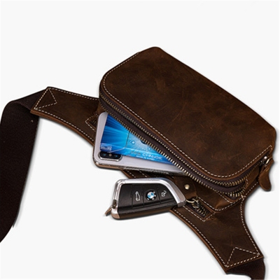 Cowhide Men's Waist Bag - Image 2