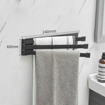 Bathroom Non-perforated Towel Rack - Image 4